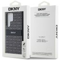 Etui DKNY Leather Mono Stripe & Metal Logo na Samsung Galaxy S24 Ultra - czarne