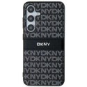 Etui DKNY Leather Mono Stripe & Metal Logo na Samsung Galaxy S24+ - czarne