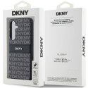 Etui DKNY Leather Mono Stripe & Metal Logo na Samsung Galaxy S24+ - czarne