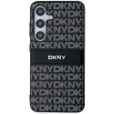 Etui DKNY Leather Mono Stripe & Metal Logo na Samsung Galaxy S24 - czarne