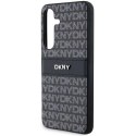 Etui DKNY Leather Mono Stripe & Metal Logo na Samsung Galaxy S24 - czarne