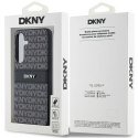 Etui DKNY Leather Mono Stripe & Metal Logo na Samsung Galaxy S24 - czarne