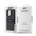 Etui DKNY Leather Mono Stripe & Metal Logo na iPhone 15 Pro Max - czarne