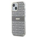 Etui DKNY IML Mono & Stripe MagSafe na iPhone 15 / 14 / 13 - beżowe