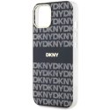 Etui DKNY IML Mono & Stripe MagSafe na iPhone 15 / 14 / 13 - czarne