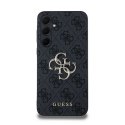 Etui Guess 4G Big Metal Logo na Samsung Galaxy A35 - czarne