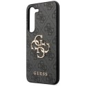 Etui Guess 4G Big Metal Logo na Samsung Galaxy A55 - czarne