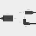 Adapter Ugreen US249 10383 mini USB-B (męski) / USB-A (żeński) OTG 10cm - szary