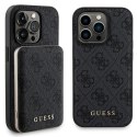 Zestaw etui Guess 4G Metal Logo na iPhone 13 Pro + powerbank 5000mAh MagSafe - czarny