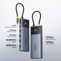 HUB Baseus Metal Gleam Series II 7w1 USB-C - USB-C PD100W / 2x USB-A / 2x HDMI 4K / USB-A 3.0 / USB-C 3.0