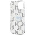 Etui Karl Lagerfeld IML Choupette Head & Monogram na iPhone 15 / 14 / 13 - przezroczyste