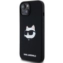 Etui Karl Lagerfeld Silicone Choupette Head MagSafe na iPhone 15 / 14 / 13 - czarne