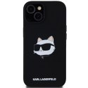 Etui Karl Lagerfeld Silicone Choupette Head MagSafe na iPhone 15 / 14 / 13 - czarne