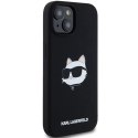 Etui Karl Lagerfeld Silicone Choupette Head MagSafe na iPhone 15 / 14 / 13 - czarne