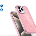 Etui Glitter Case na iPhone 16 Pro Max - różowe z brokatem