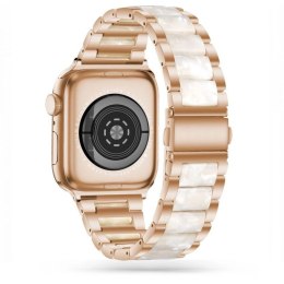 Bransoleta Tech-Protect Modern na Apple Watch 4 / 5 / 6 / 7 / 8 / 9 / SE (38/40/41 mm) - złoto-perłowa