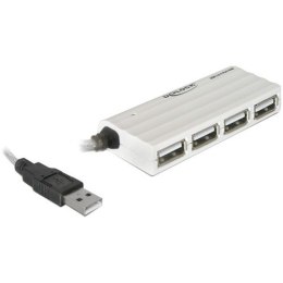 Delock Zewnętrzny Hub USB 4-Porty Slim