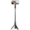 Selfie stick Tech-Protect L04S Bluetooth z tripodem do 95cm i głowicą 360 - czarny