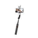 Selfie stick Tech-Protect L05S Bluetooth z tripodem do 105cm z lampą LED - czarny