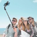 Selfie stick Tech-Protect L05S Bluetooth z tripodem do 105cm z lampą LED - czarny