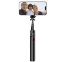 Selfie stick Tech-Protect L06S Bluetooth magnetyczny z MagSafe, pilotem, tripodem do 82cm i głowicą 360 - czarny