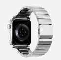 Bransoleta Tech-Protect SteelBand na Apple Watch 4 / 5 / 6 / 7 / 8 / 9 / SE / Ultra 1 / 2 (42/44/45/49 mm) - srebrna