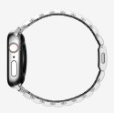 Bransoleta Tech-Protect SteelBand na Apple Watch 4 / 5 / 6 / 7 / 8 / 9 / SE / Ultra 1 / 2 (42/44/45/49 mm) - srebrna