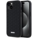 Etui DKNY 3D Rubber Repeat Pattern na iPhone 15 / 14 / 13 - czarne