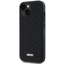 Etui DKNY 3D Rubber Repeat Pattern na iPhone 15 / 14 / 13 - czarne