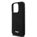 Etui DKNY 3D Rubber Repeat Pattern na iPhone 15 Pro Max - czarne