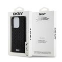 Etui DKNY 3D Rubber Repeat Pattern na iPhone 15 Pro Max - czarne