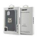 Etui DKNY Wrist Strap Stock Logo na iPhone 14 / 15 / 13 - czarne