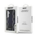 Etui DKNY Leather Checkered Mono Pattern MagSafe na Samsung Galaxy S24+ - czarne