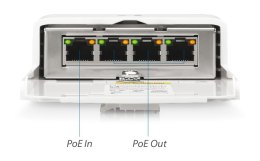 UBIQUITI NanoSwitch 4x1 GbE PoE Passthrough N-SW