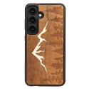 Etui Bewood Góry Imbuia drewniane na Samsung Galaxy A55 5G - jasnobrązowe