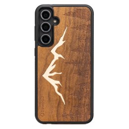 Etui Bewood Góry Imbuia drewniane na Samsung Galaxy S23 FE - jasnobrązowe