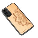 Etui Bewood Mandala Jabłoń drewniane na Samsung Galaxy A54 5G - jasnobrązowe