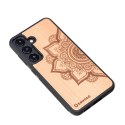 Etui Bewood Mandala Jabłoń drewniane na Samsung Galaxy A55 5G - jasnobrązowe