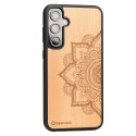 Etui Bewood Mandala Jabłoń drewniane na Samsung Galaxy S23 FE - jasnobrązowe