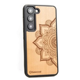 Etui Bewood Mandala Jabłoń drewniane na Samsung Galaxy S23 - jasnobrązowe