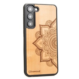 Etui Bewood Mandala Jabłoń drewniane na Samsung Galaxy S23+ - jasnobrązowe