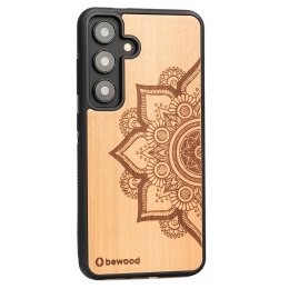 Etui Bewood Mandala Jabłoń drewniane na Samsung Galaxy S24 - jasnobrązowe