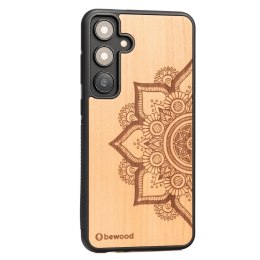 Etui Bewood Mandala Jabłoń drewniane na Samsung Galaxy S24+ - jasnobrązowe