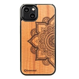 Etui Bewood Mandala Jabłoń drewniane na iPhone 13 - jasnobrązowe