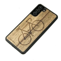 Etui Bewood Rower Limba drewniane na Samsung Galaxy S21 FE - jasnobrązowe