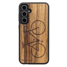 Etui Bewood Rower Limba drewniane na Samsung Galaxy S23 FE - jasnobrązowe