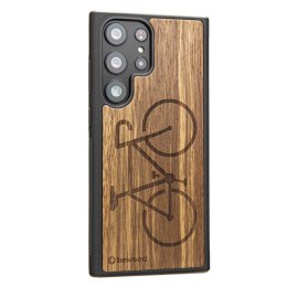 Etui Bewood Rower Limba drewniane na Samsung Galaxy S23 Ultra - jasnobrązowe