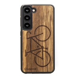 Etui Bewood Rower Limba drewniane na Samsung Galaxy S23 - jasnobrązowe