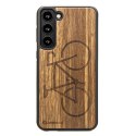 Etui Bewood Rower Limba drewniane na Samsung Galaxy S23+ - jasnobrązowe