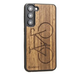 Etui Bewood Rower Limba drewniane na Samsung Galaxy S23+ - jasnobrązowe